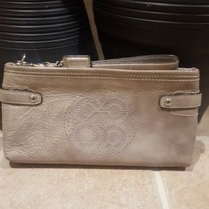 Coach Leather Wristlet